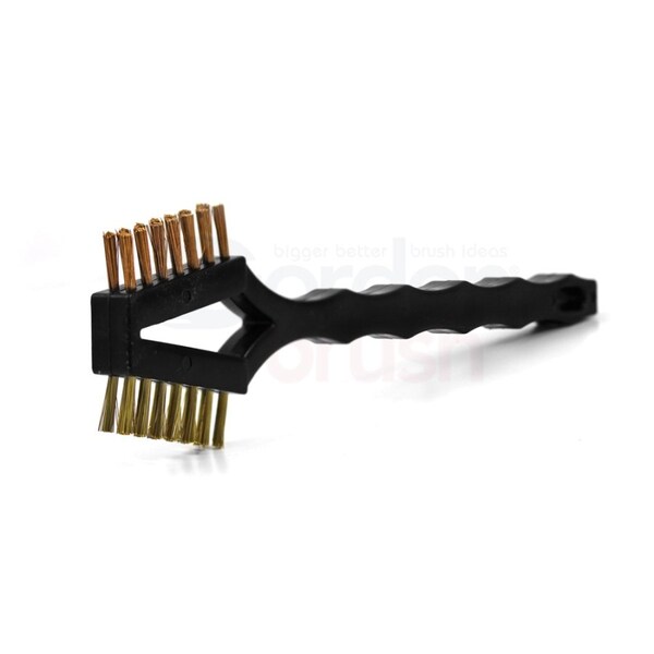 1 D 12-1/4 Length Single Spiral Single-Stem Horsehair Brushes w, PK12